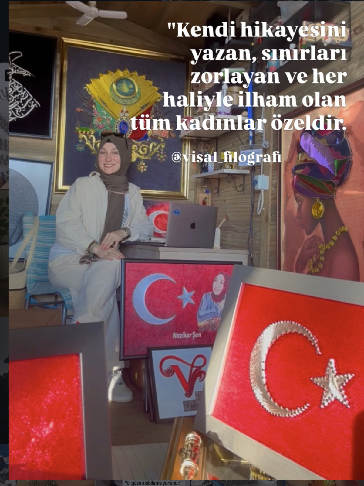 Nazikar Şen filografi atölyesinde